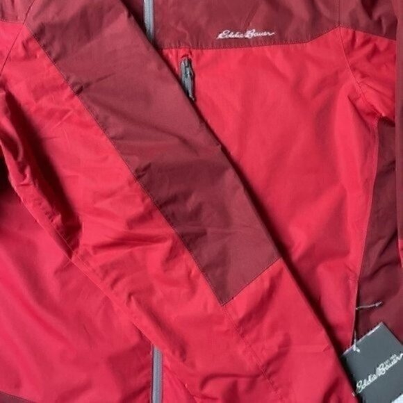 Eddie Bauer Outdoor Weatheredge Stoke Peak 3-in-1 Red + Burgundy Jacket Men’s XL - Picture 6 of 12